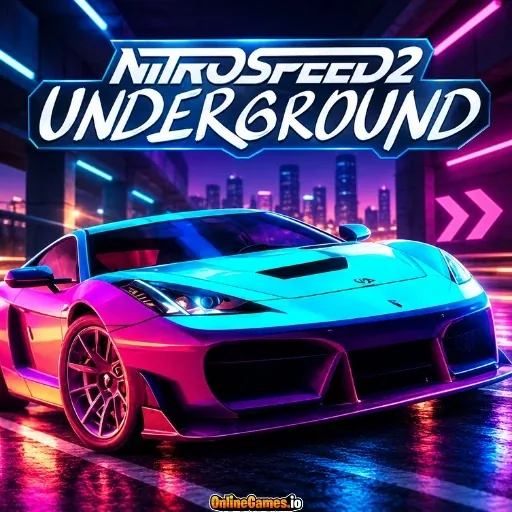 Nitro Speed 2 Underground game artwork with a racing theme